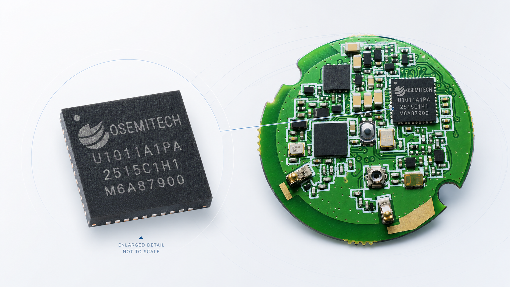 UWB module and SoC chip